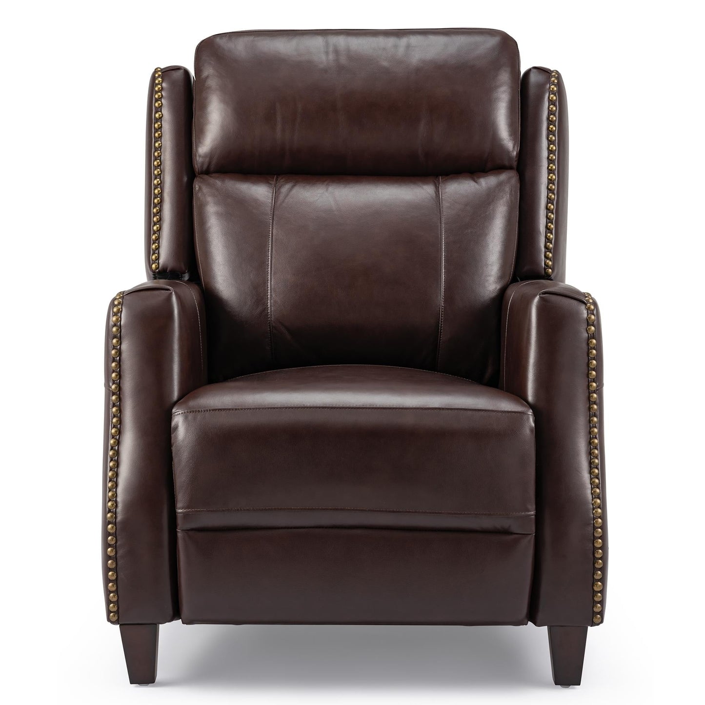 Fauteuil inclinable Power Club en cuir véritable de 32,7 po de large