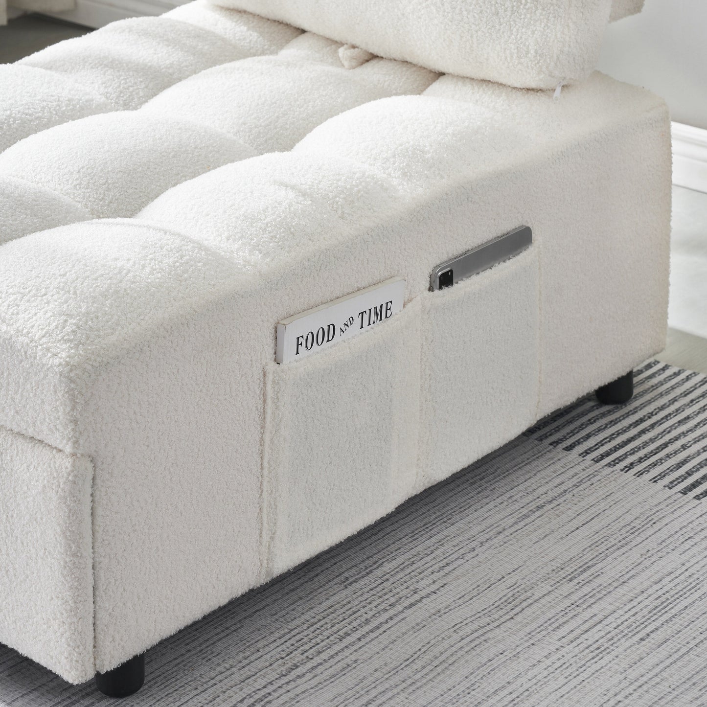 Canapé-lit convertible de 40,2 pouces pour salon ou bureau