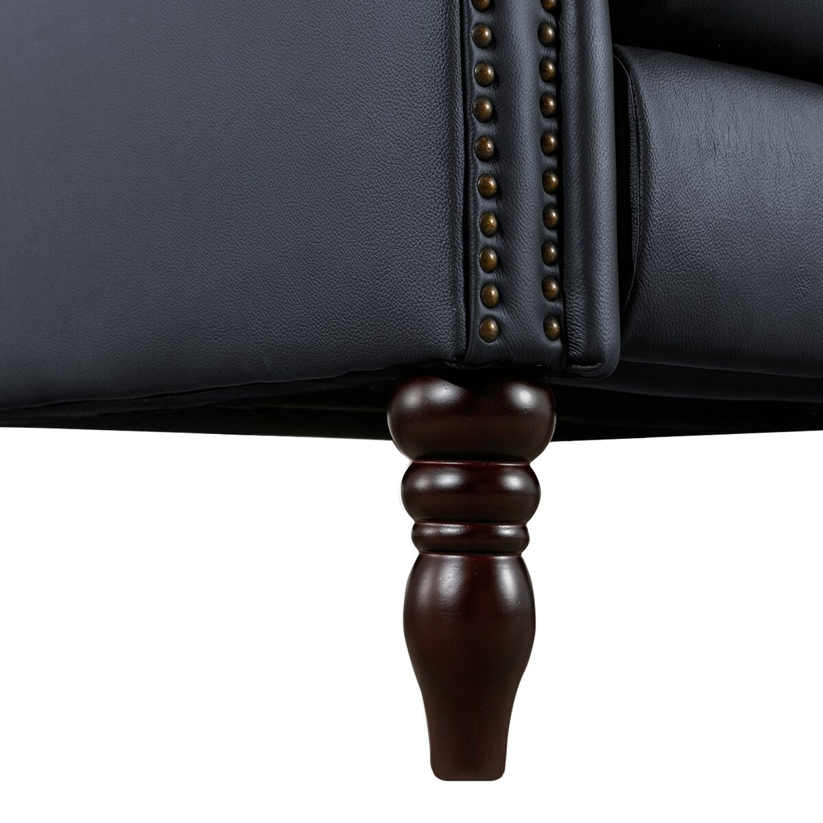 Fauteuil inclinable en cuir véritable de style milieu du siècle, réglable et confortable, lot de 2 fauteuils pour salon