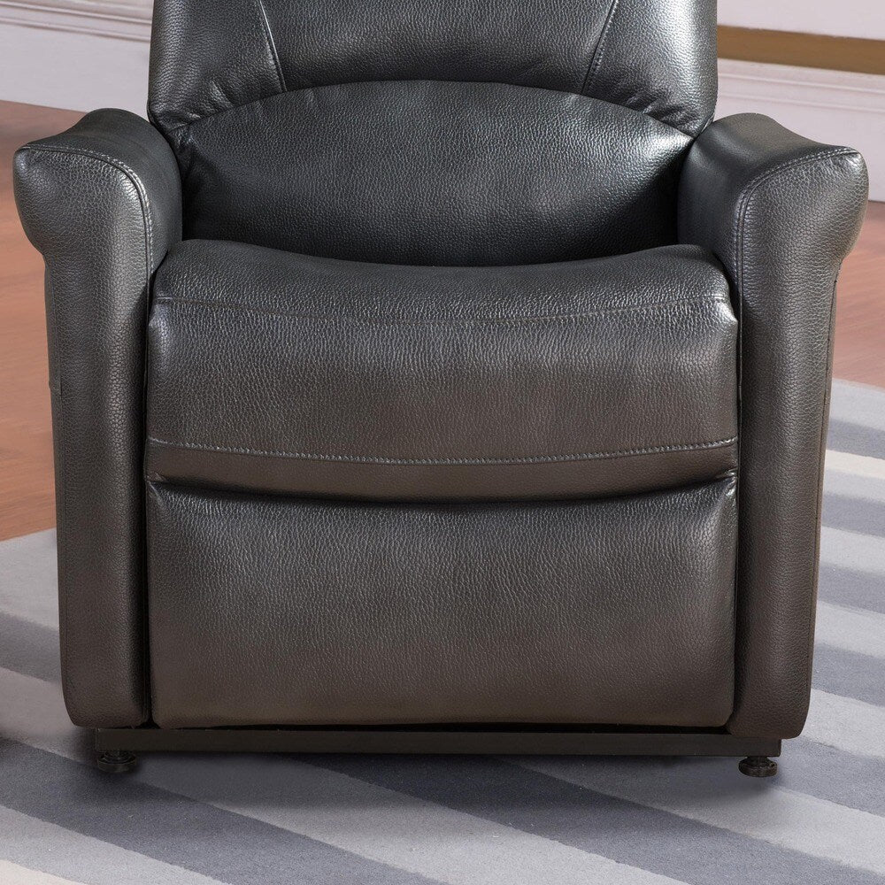 Fauteuil releveur électrique inclinable Colby gris anthracite foncé