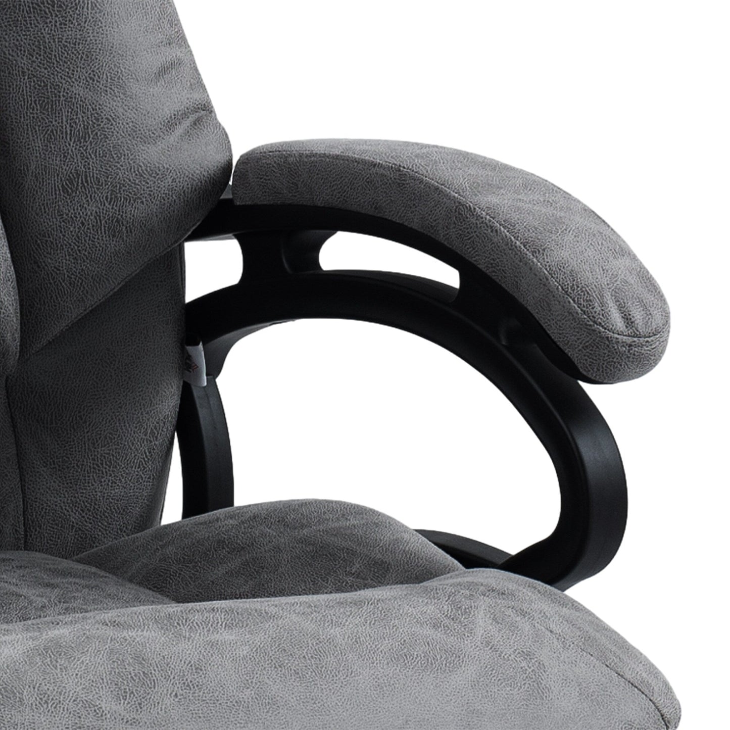 Fauteuil de bureau de massage exécutif à dossier réglable, fauteuil roulant avec chauffage lombaire et télécommande