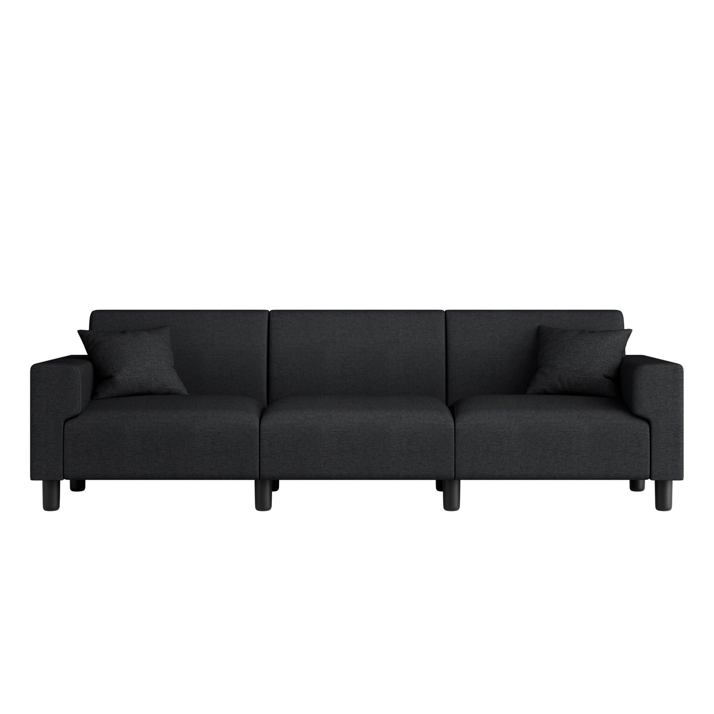 Canapé-lit Futzca 94'', canapé 3 places moderne avec deux oreillers