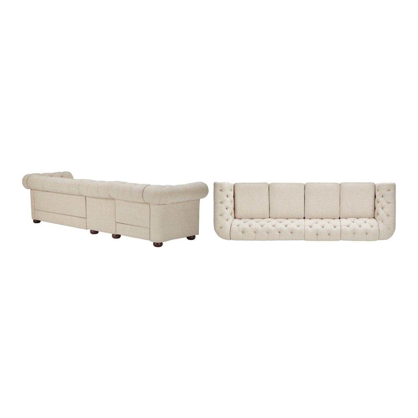 Canapé Chesterfield modulaire 4 places Gdansk