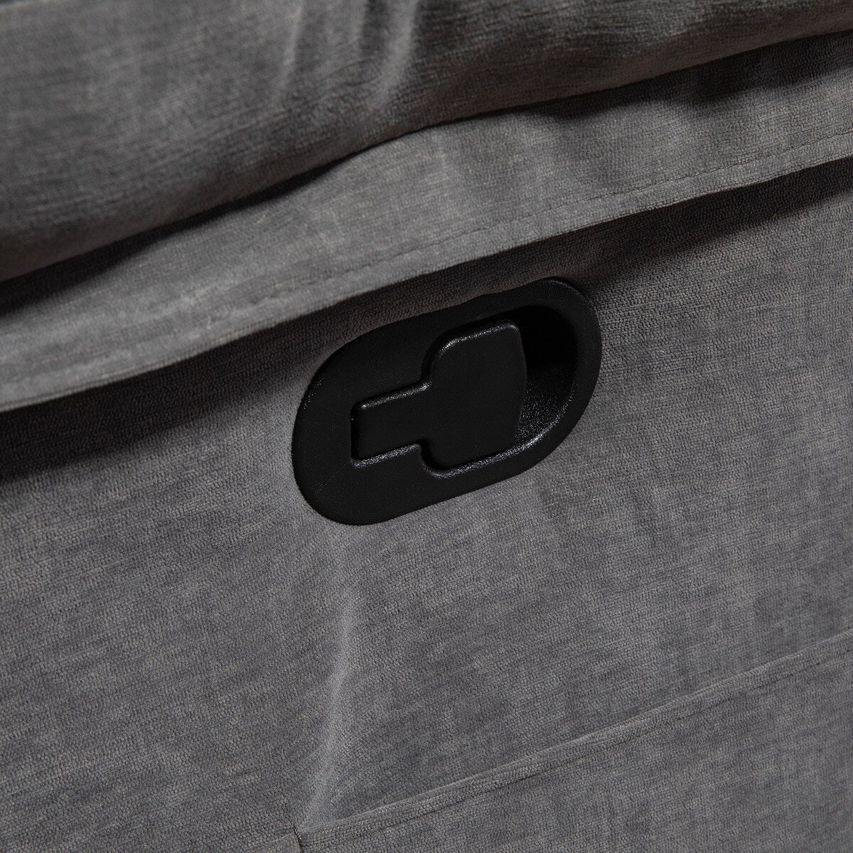 Fauteuil de massage vibrant et chauffant HOMCOM gris foncé, fauteuil à bascule pivotant surdimensionné, canapé simple