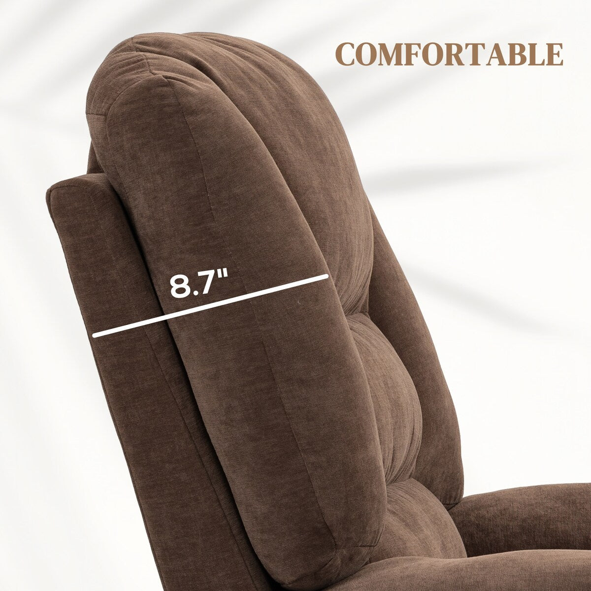 Fauteuil releveur électrique HOMCOM avec massage par vibrations et chaleur, fauteuil releveur en tissu pour personnes âgées