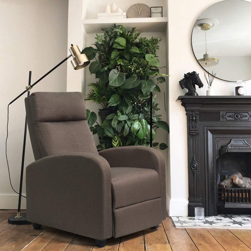 Fauteuil inclinable Homall en tissu pour salon