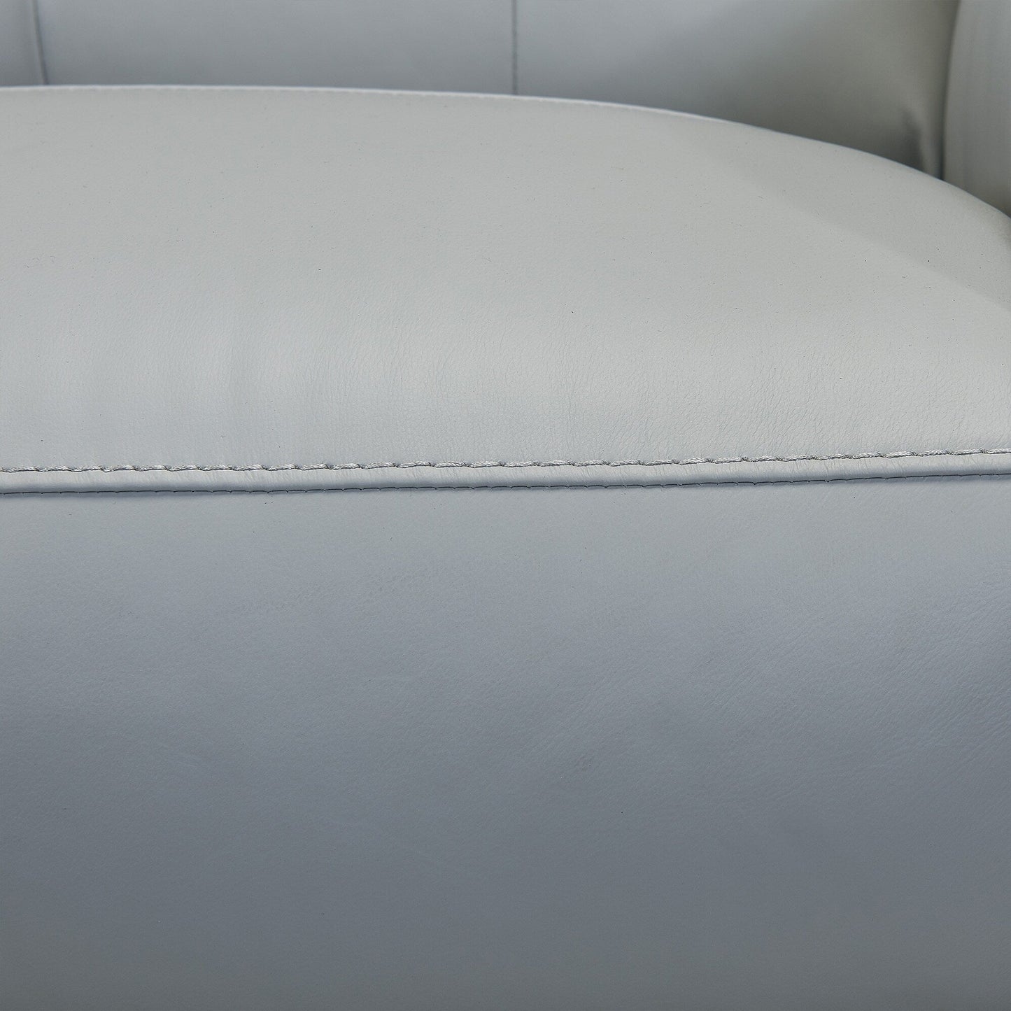 Canapé inclinable électrique Lizette 78 en cuir gris tourterelle ou marron avec port USB