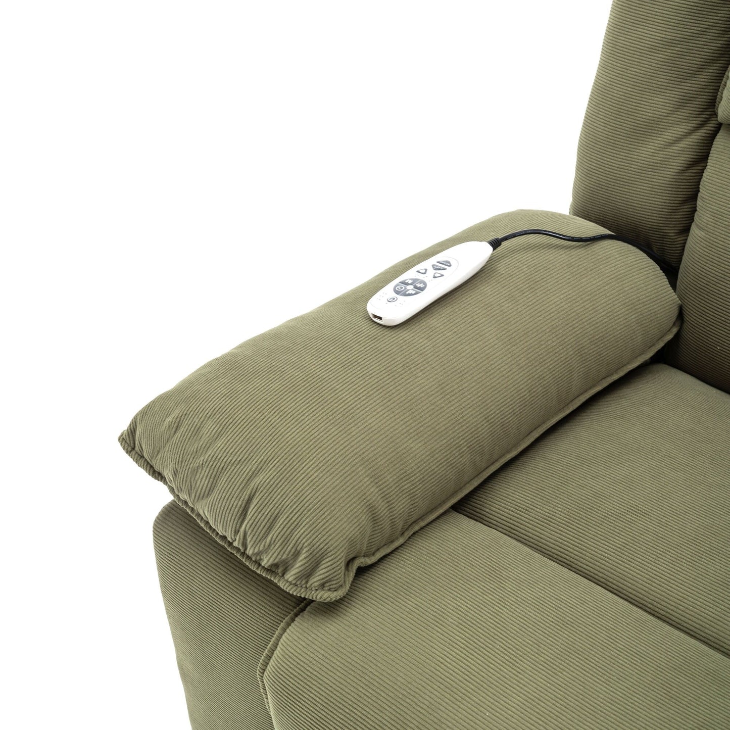 Fauteuil inclinable de massage, fauteuil releveur électrique pour personnes âgées avec fonction de massage et de chauffage réglable, fauteuil inclinable