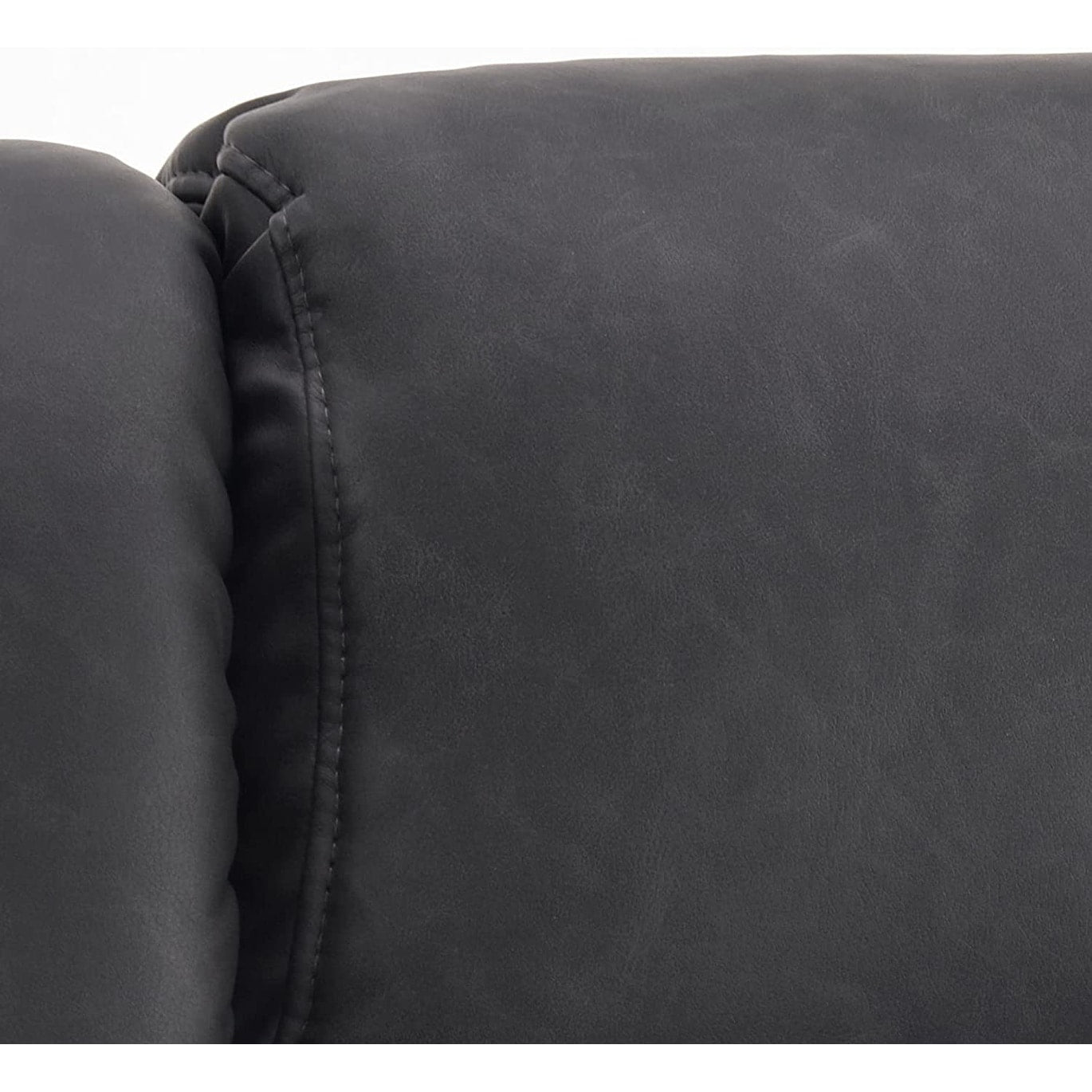 Fauteuils inclinables pivotants MCombo avec ottoman, fauteuils TV à massage par vibrations et poche latérale