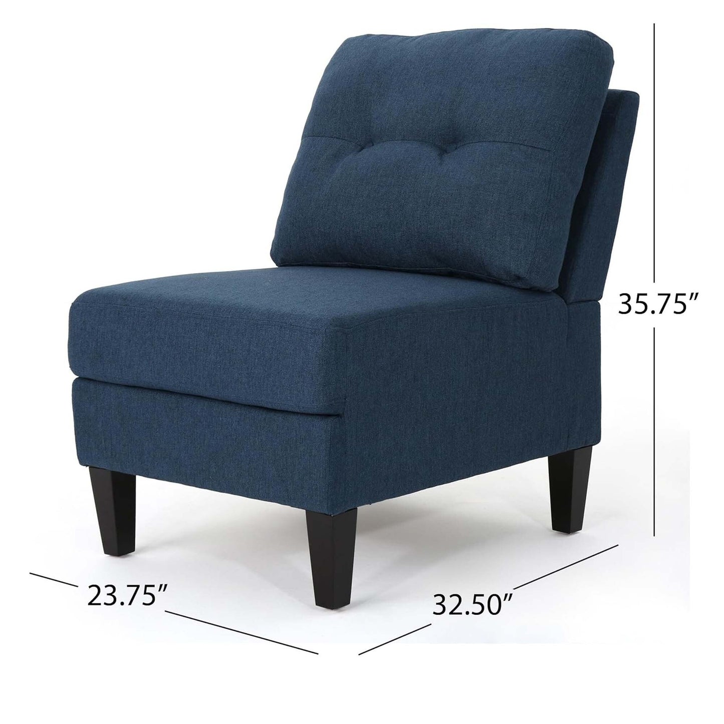 Canapé modulaire 5 pièces style milieu de siècle avec coussins capitonnés pour le salon