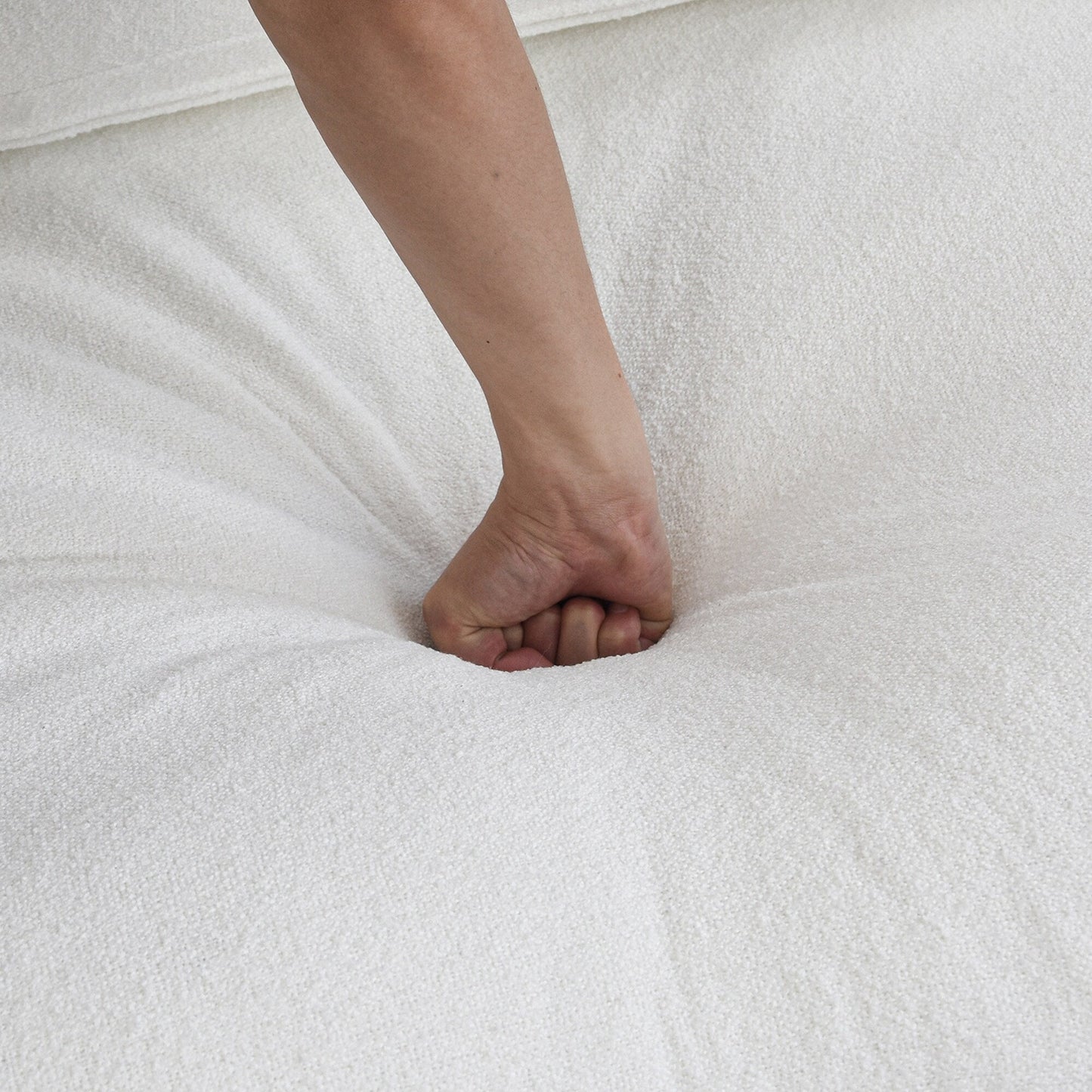 Canapé modulaire sectionnel minimaliste moderne rembourré en duvet, canapé nuage.