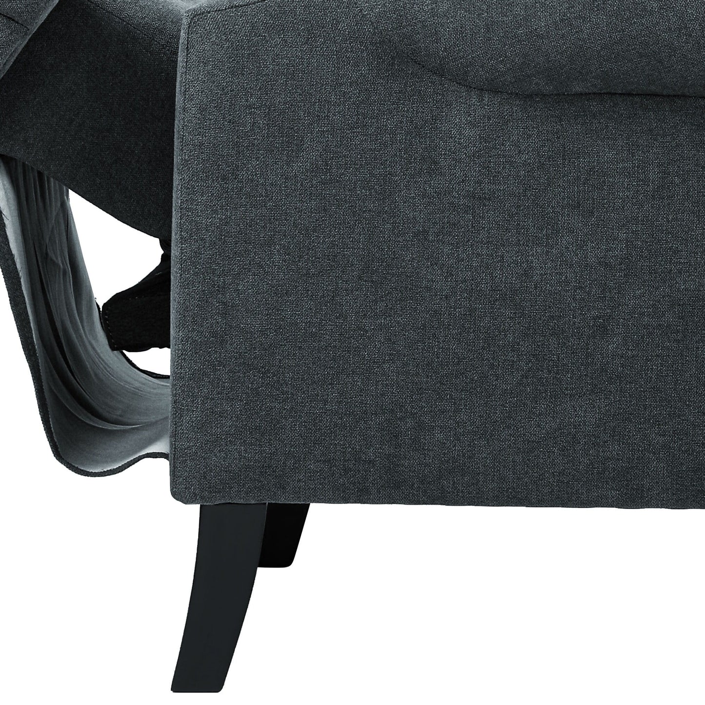 Fauteuil inclinable en tissu moderne avec dossier relevable