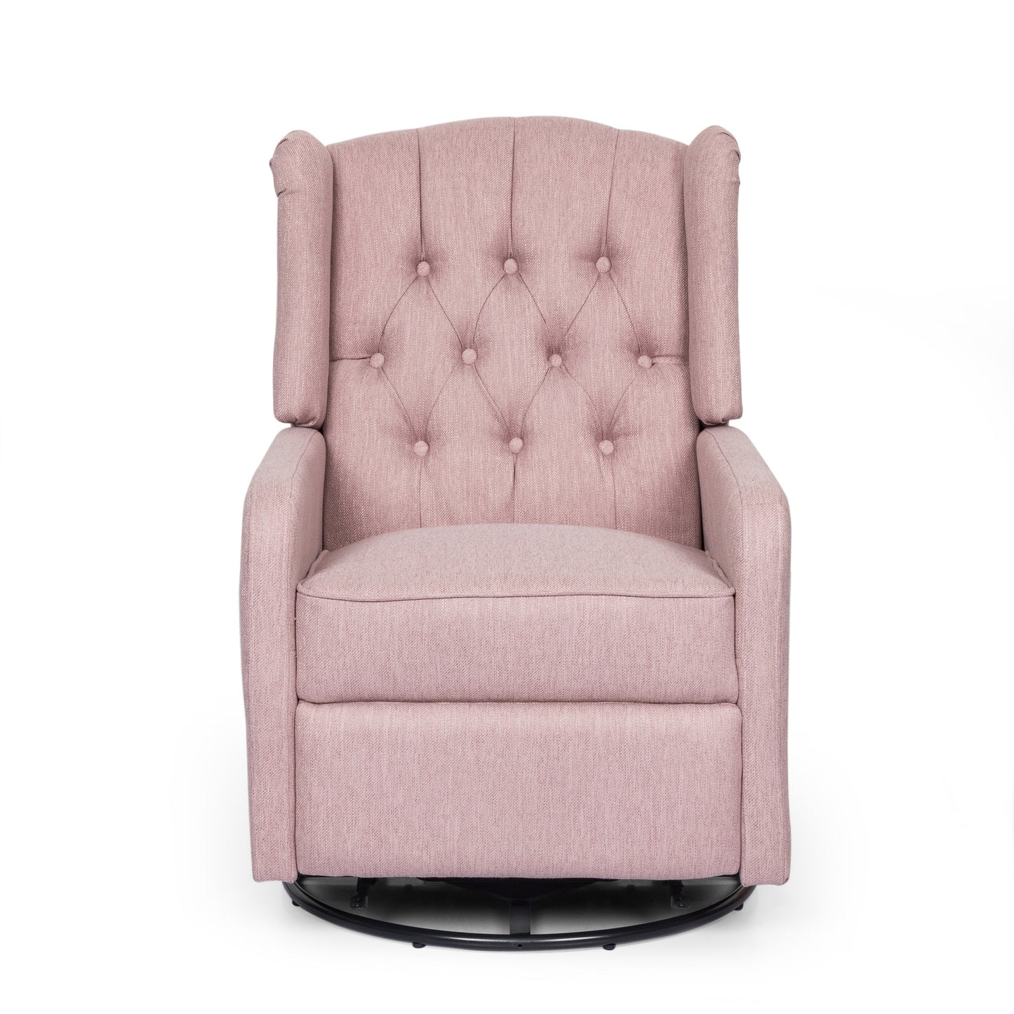 Fauteuil inclinable pivotant capitonné contemporain Mohaven par Christopher Knight Home