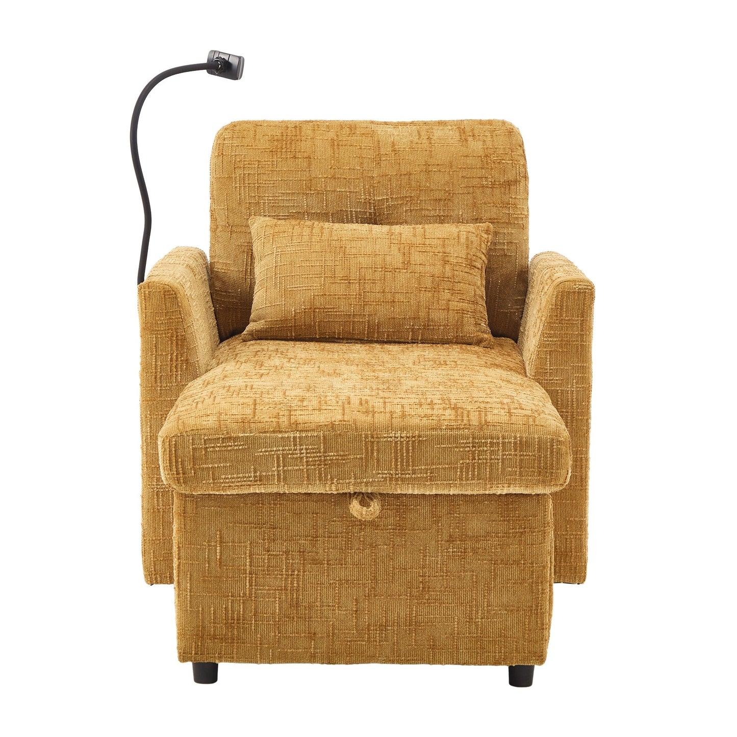 Canapé inclinable multifonction pour personne paresseuse, dossier de rangement avec support pour téléphone portable, fauteuil de loisirs simple en chenille