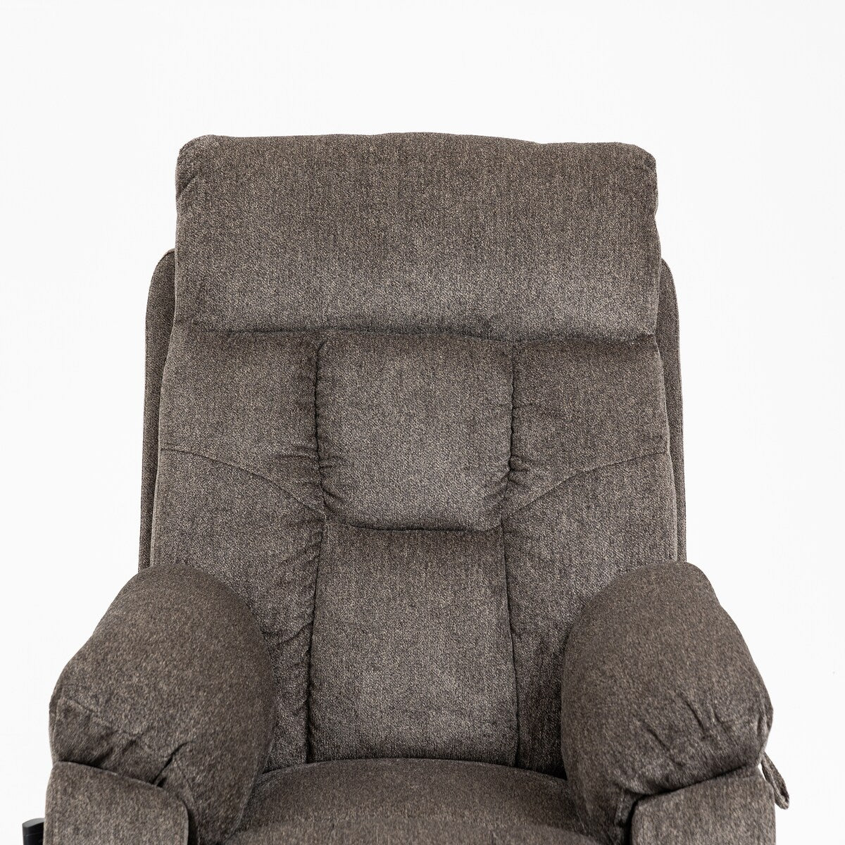 Fauteuil inclinable électrique Bigmen avec massage et chauffage pour personnes âgées, double moteur, porte-gobelets et poche latérale