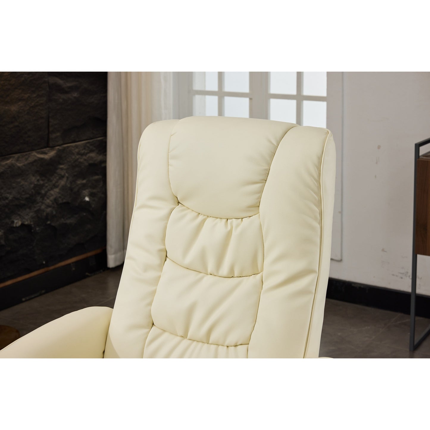 Fauteuil inclinable avec pouf