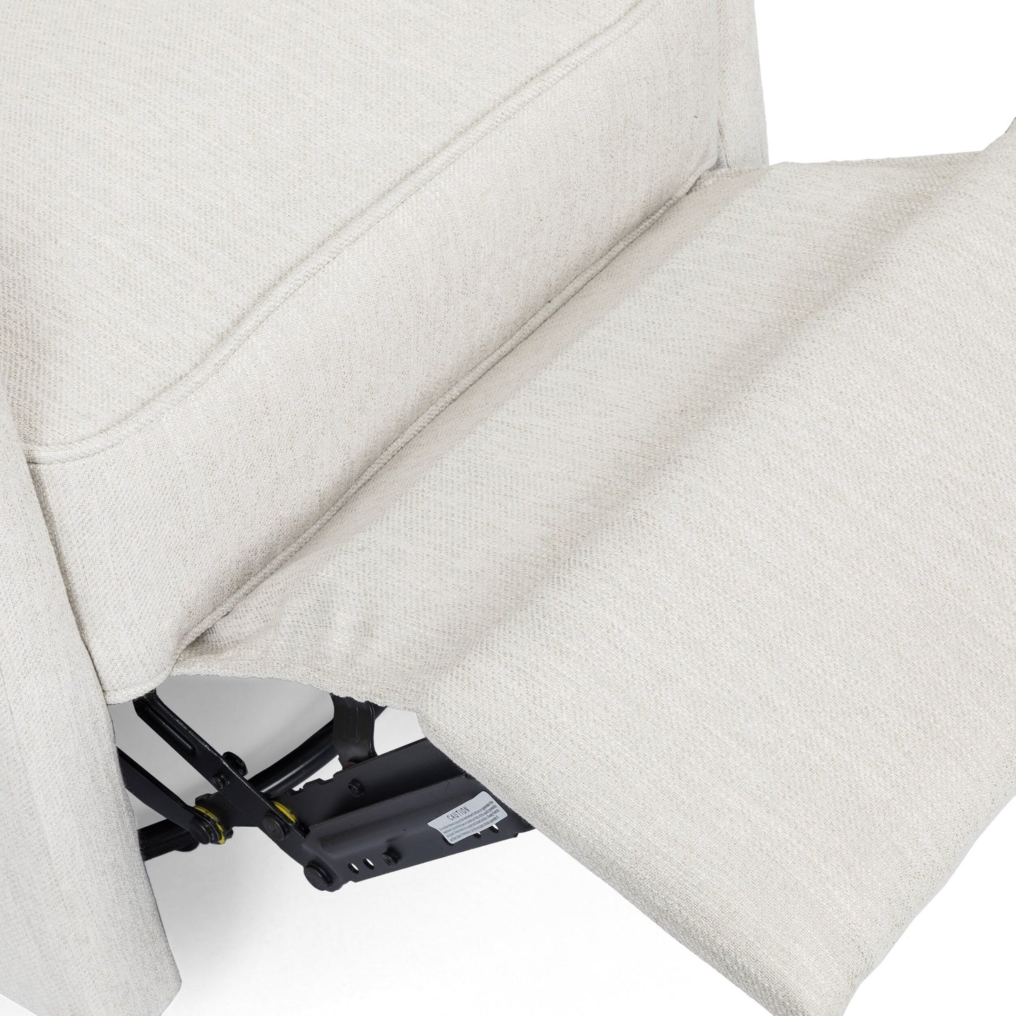 Fauteuil inclinable manuel au design classique de Roomfitters, pivotant à 360 degrés, idéal pour le salon.