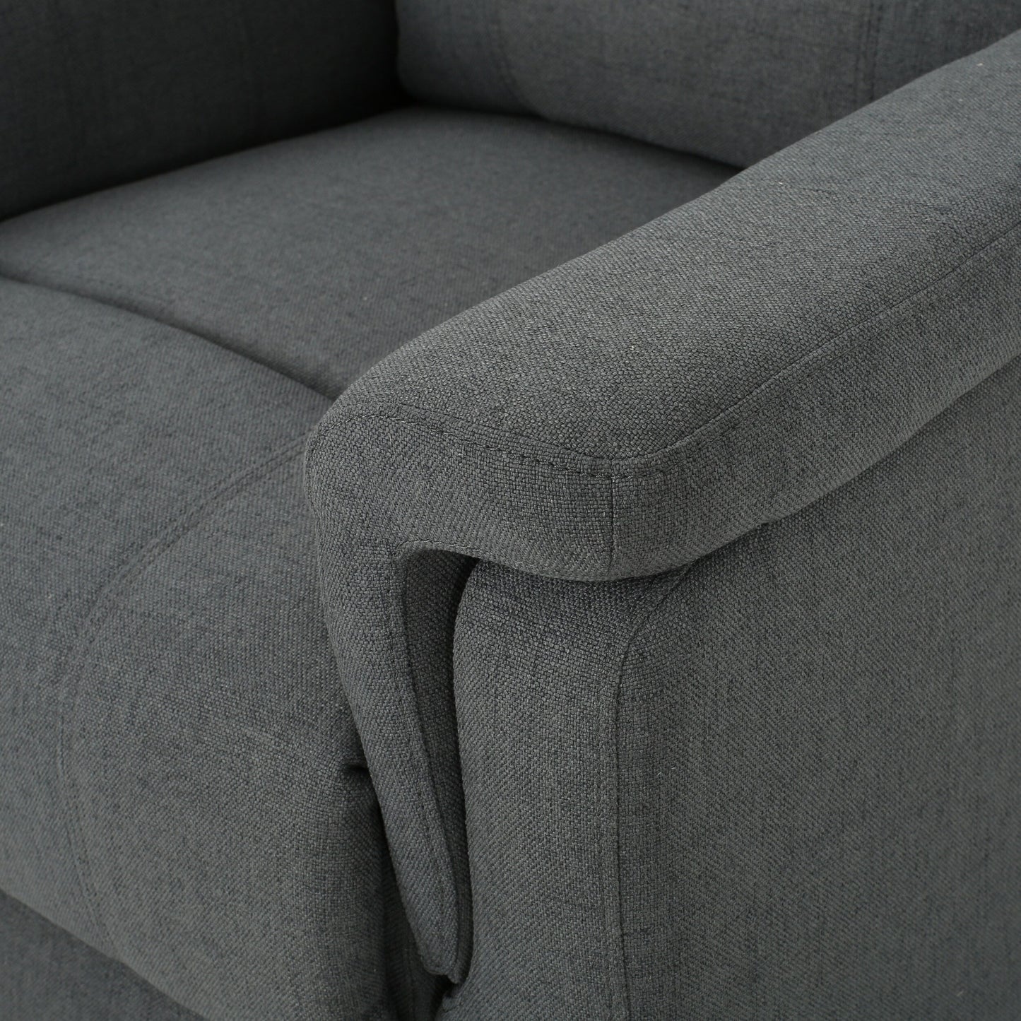 Fauteuil inclinable manuel en tissu Roomfitters avec mécanisme pivotant