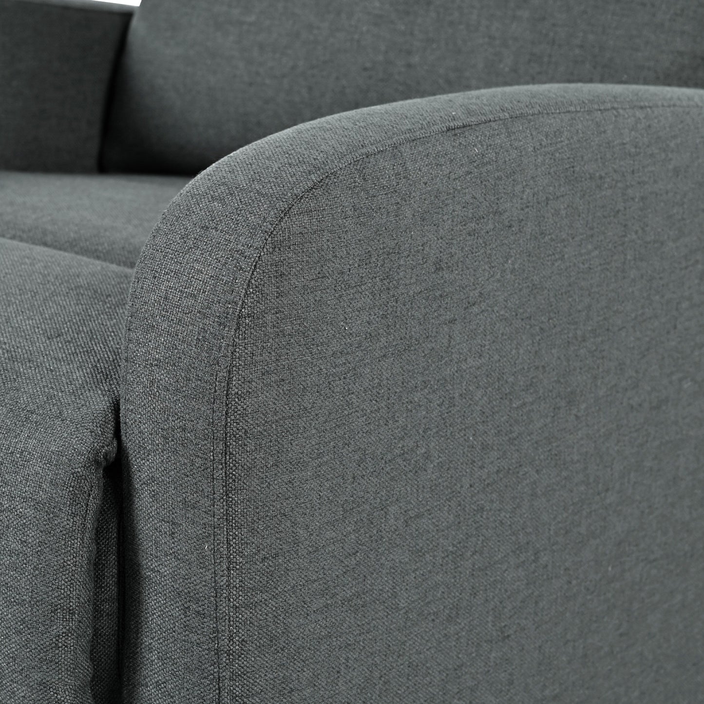 Fauteuil inclinable manuel moderne Roomfitters pour home cinéma, inclinable et réglable pour salon, anthracite