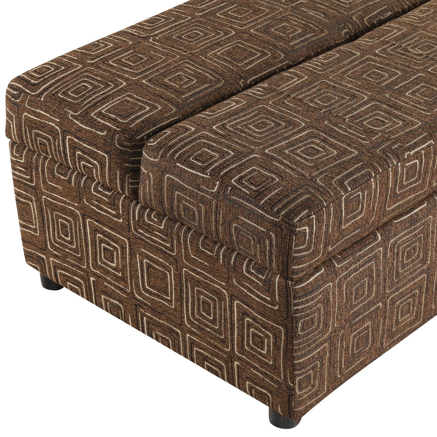 Lit d'appoint pliant double avec matelas, convertible et compact pour le salon.