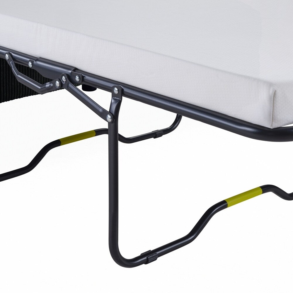 Canapé-lit deux places avec matelas pliable, poche de rangement et deux ports USB - 2 places