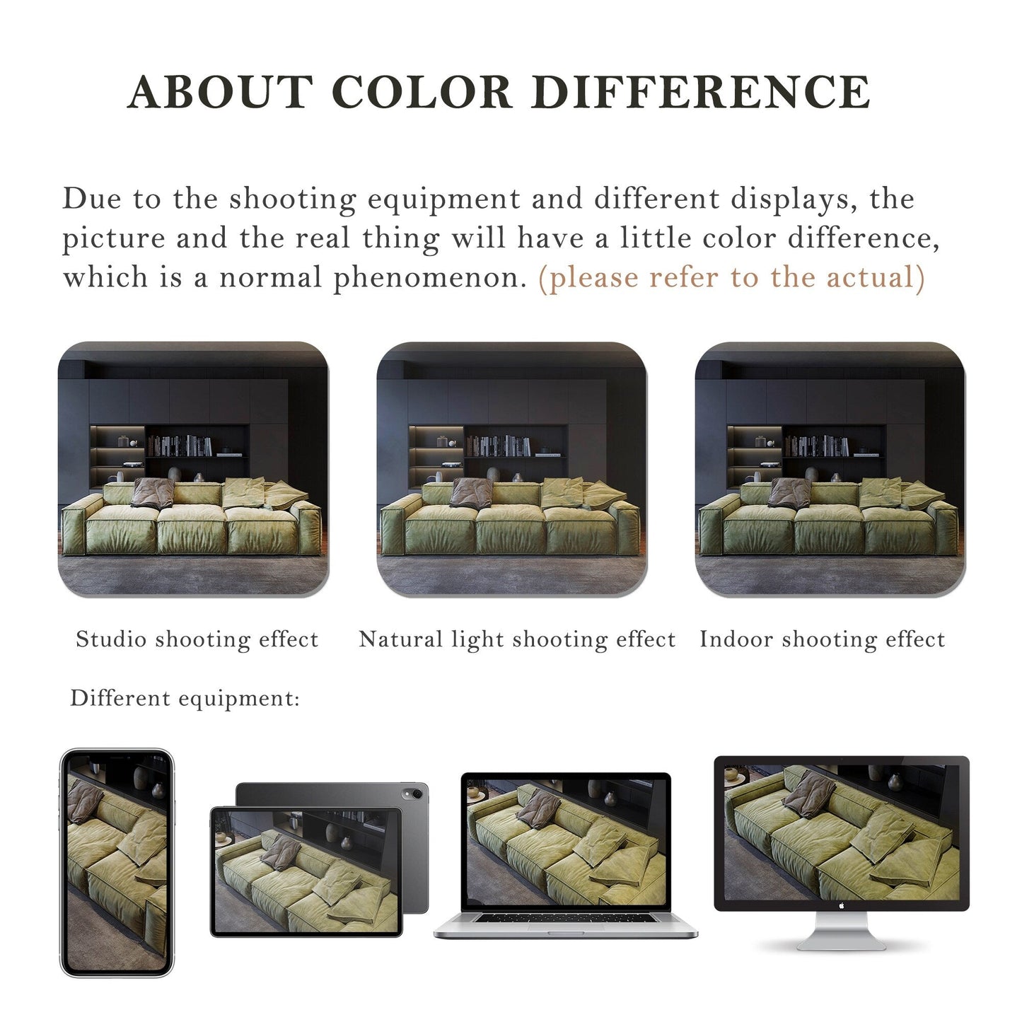 Canapé carré Masha en velours de 110 pouces, quatre places, pour le salon, canapé-lit