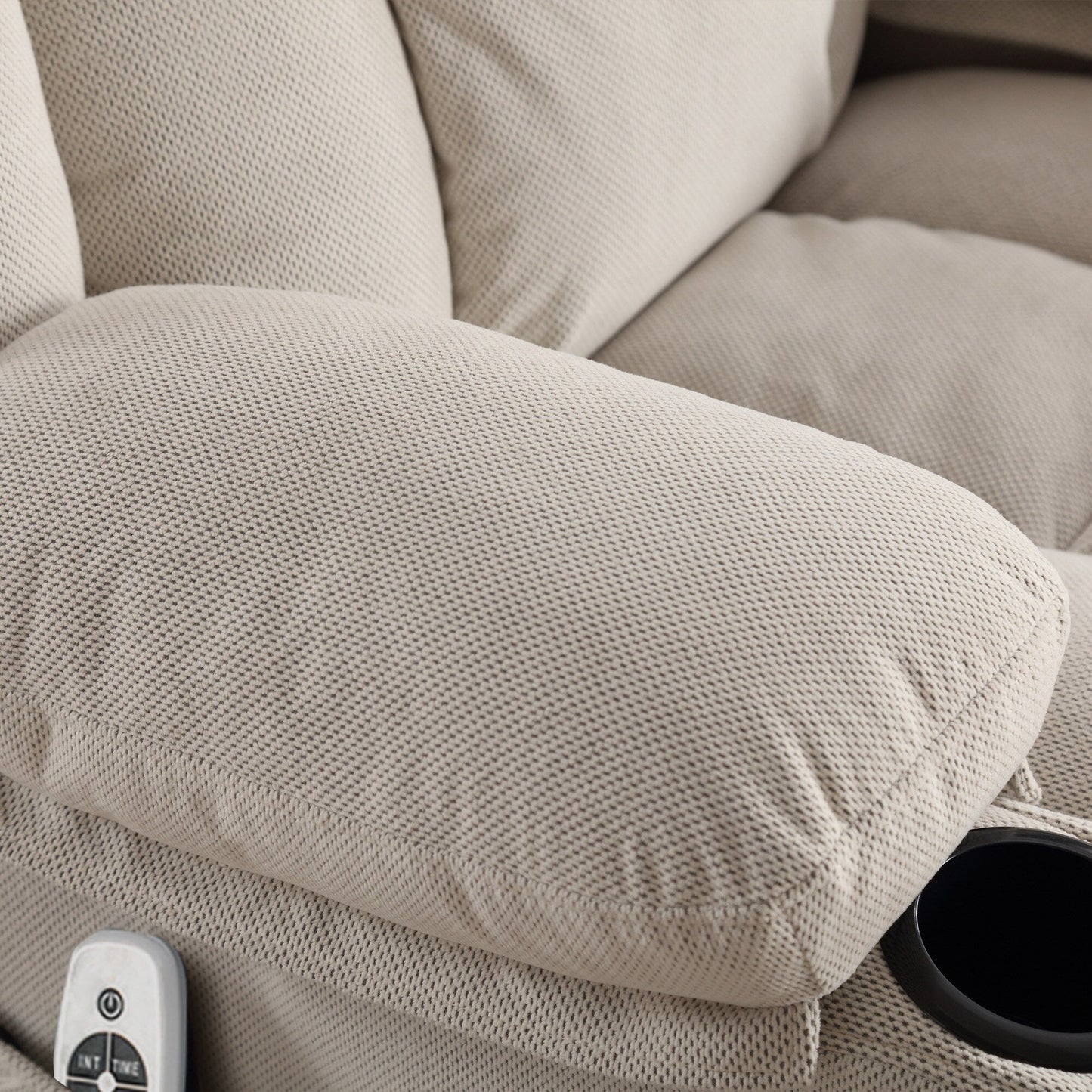 Canapé chauffant et massant avec fauteuil inclinable pivotant