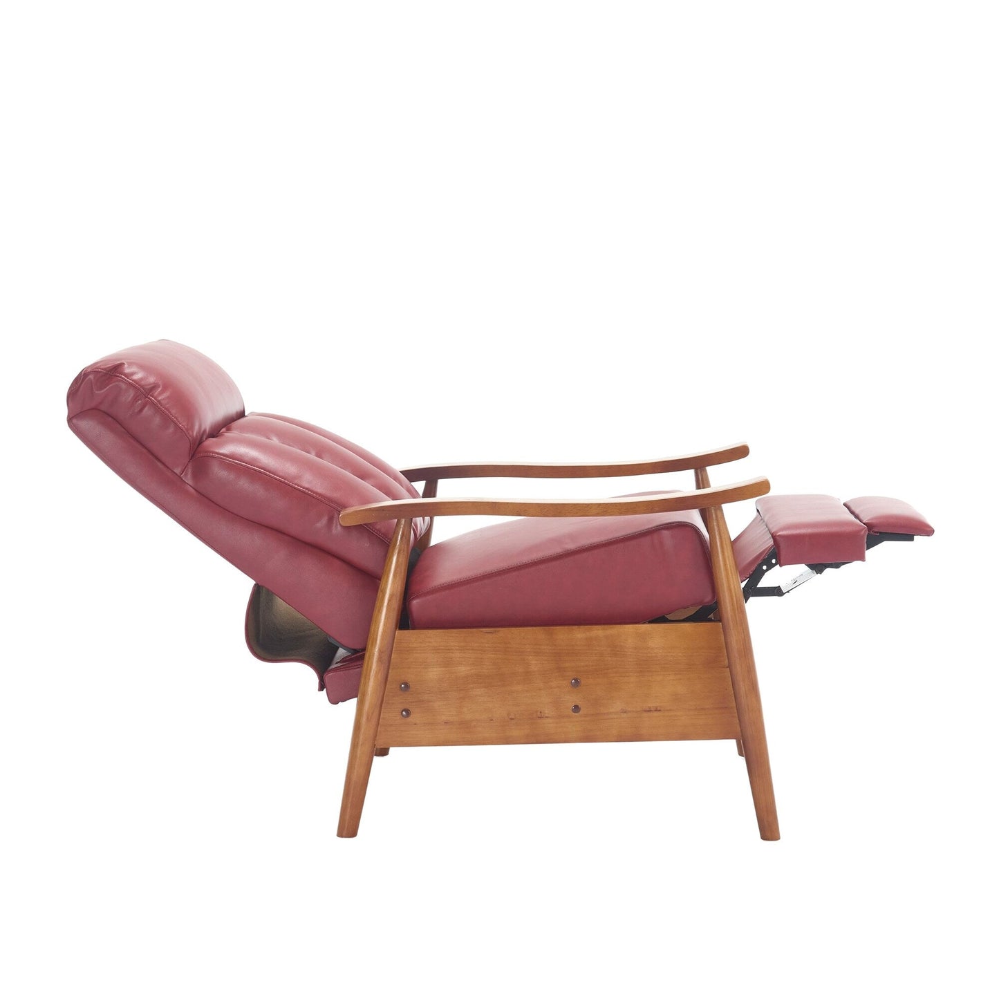 Chaise longue réglable rouge vin 26,38