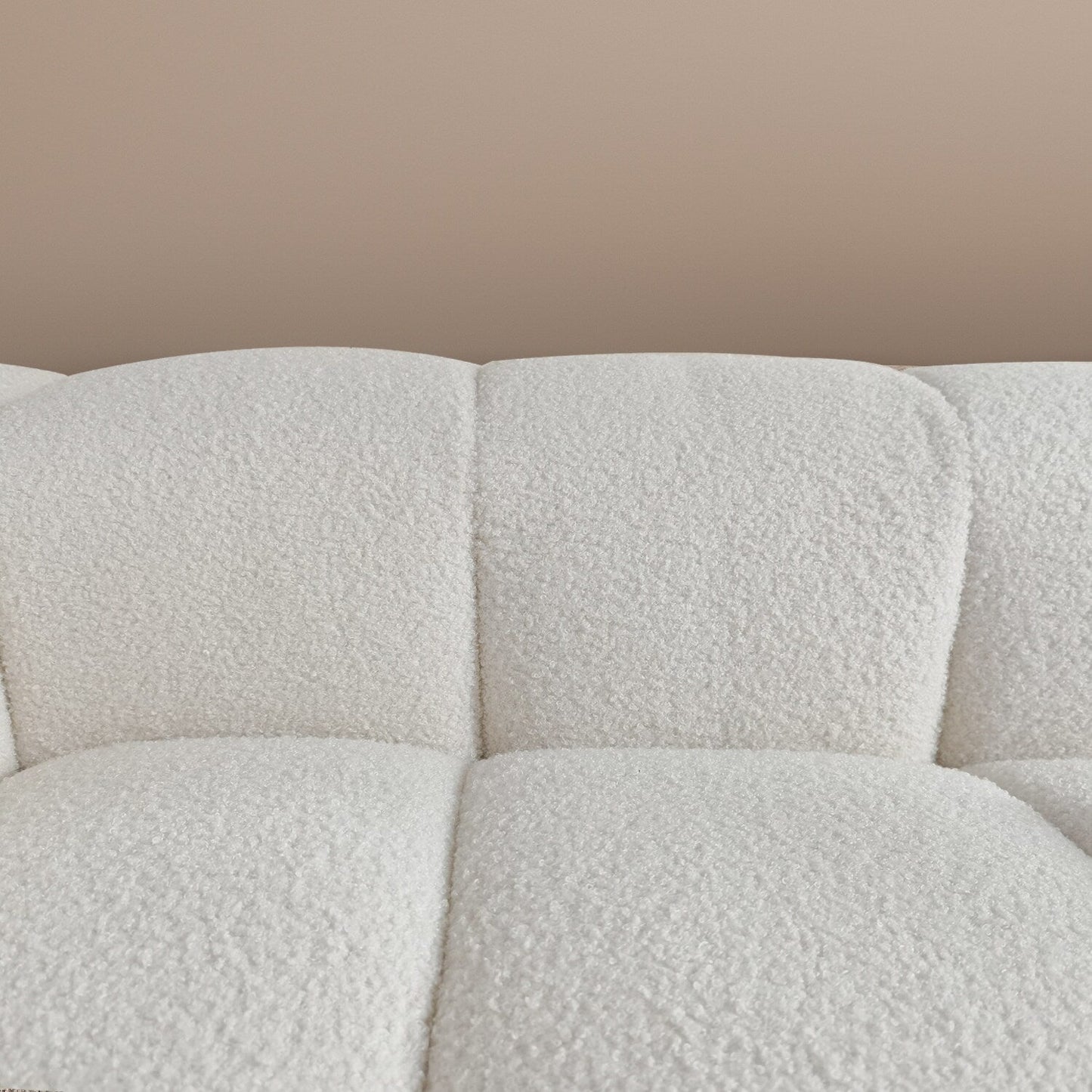 Canapé-lit en velours Teddy 100,8 po, causeuse/canapé/canapé moderne avec accoudoirs