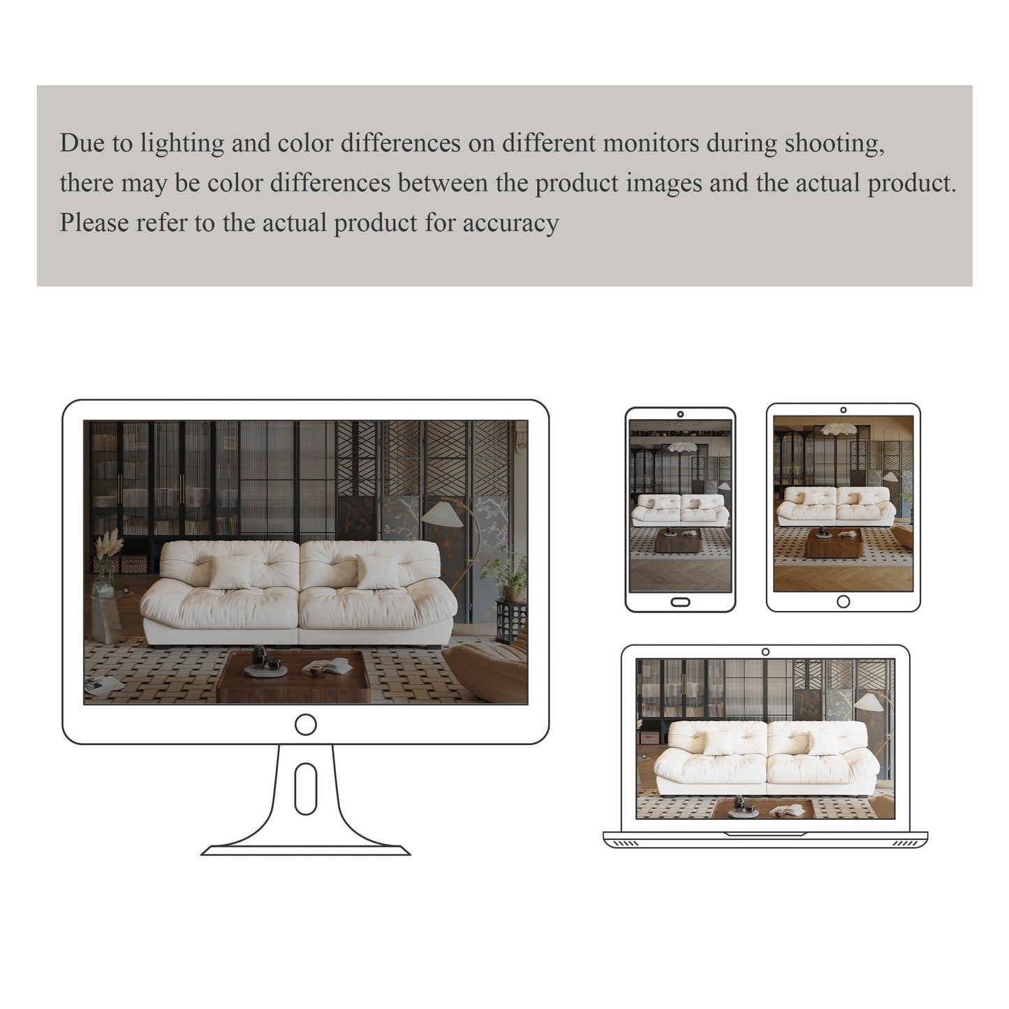 Canapé 3 places en cuir et plumes style milieu de siècle 102,4 - 110,2 x 31,9