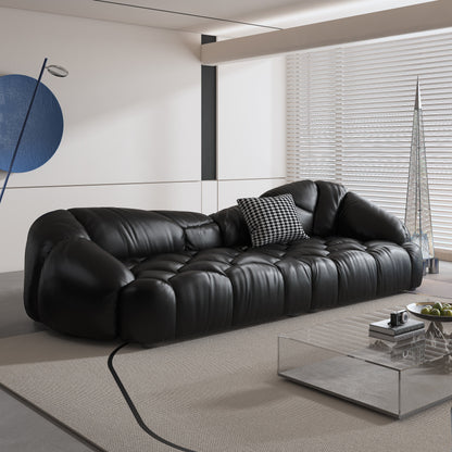 Canapé rembourré en cuir 104,3 - 104,3 x 45,3