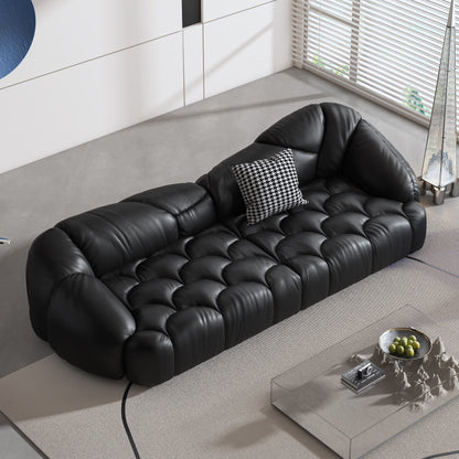 Canapé rembourré en cuir 104,3 - 104,3 x 45,3