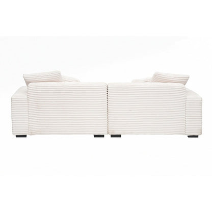 Grand canapé 4 places de 104,72 pouces avec 4 coussins décoratifs