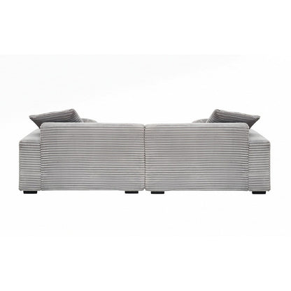 Grand canapé 4 places de 104,72 pouces avec 4 coussins décoratifs