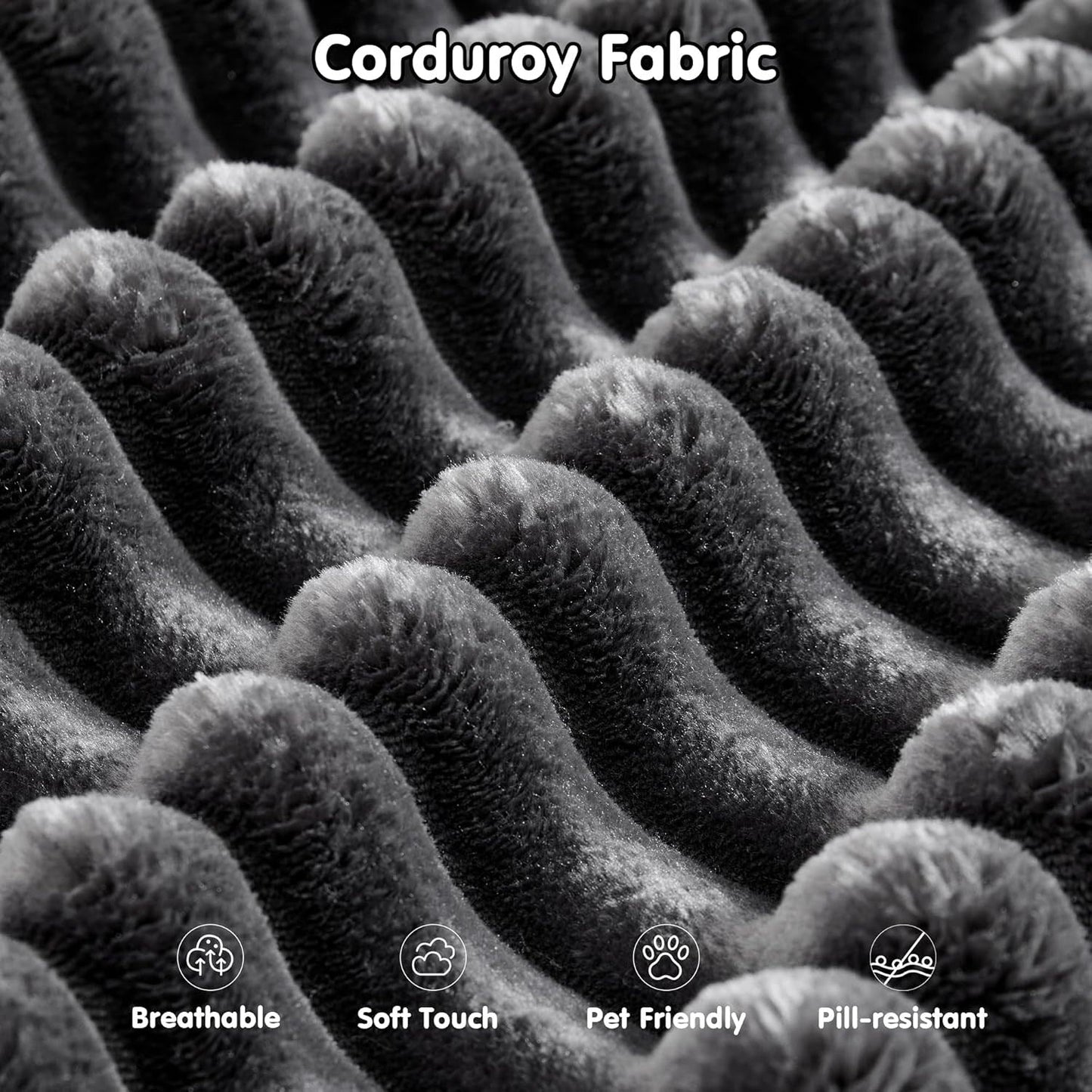 Canapé sectionnel Cloud en forme de L 104 - Canapé modulaire à assise profonde pour salon et chambre, sans assemblage