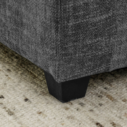 Canapé 3 places en chenille 105 avec coussins à 2 couches, mousse haute résilience