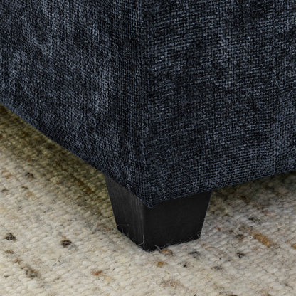 Canapé 3 places en chenille 105 avec coussins à 2 couches, mousse haute résilience