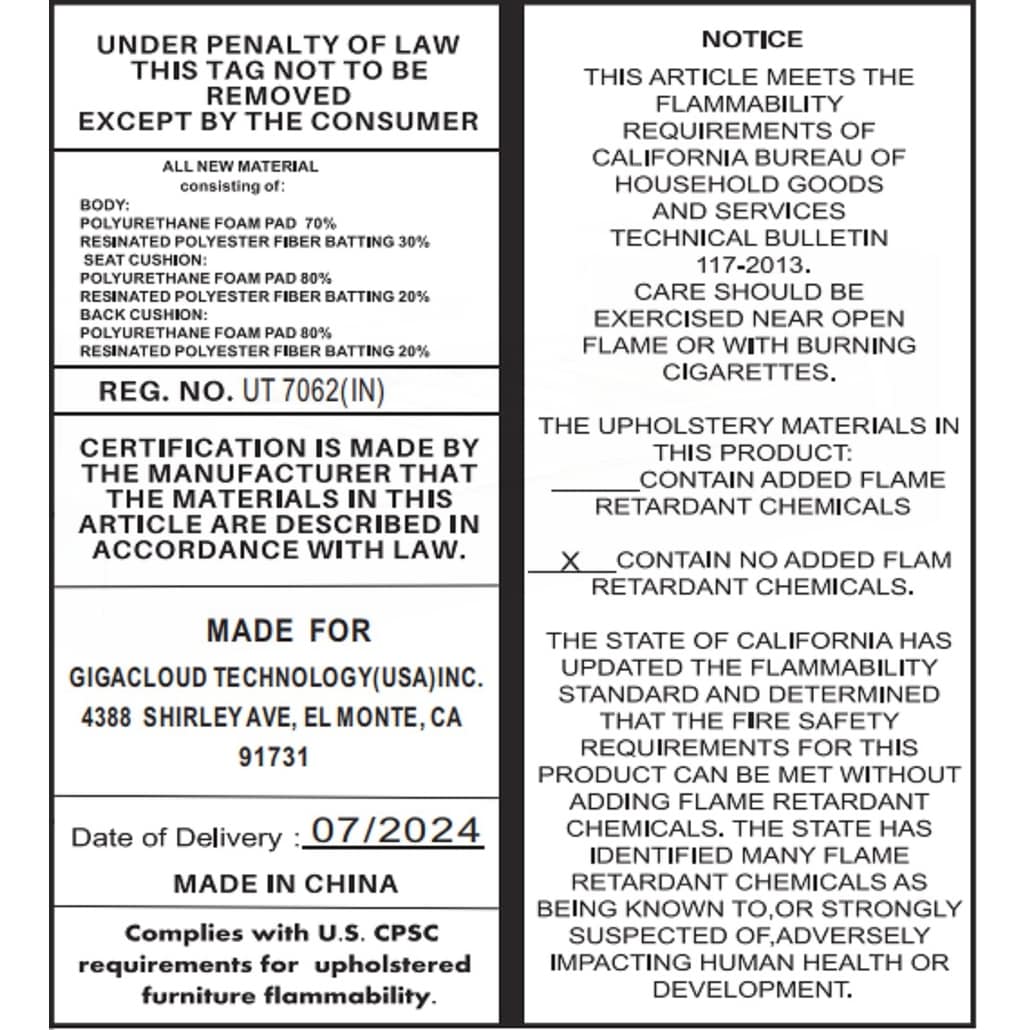 Canapé sectionnel modulaire de 108 pouces