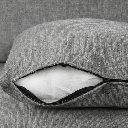 Canapé sectionnel modulaire en U de 108 pouces avec canapé-lit gigogne, ports USB et deux porte-gobelets pour le salon