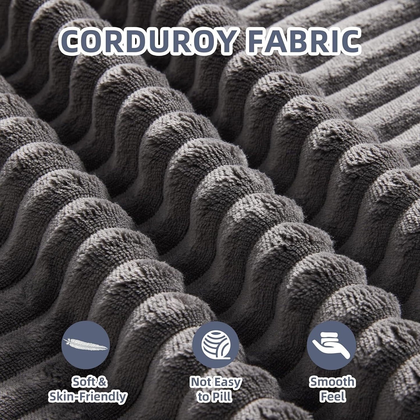 Canapé modulaire Cloud 108 - Canapé en L à assise profonde avec méridienne, canapé de salon et de chambre rembourré