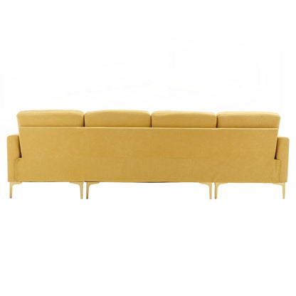 Canapé sectionnel convertible en L de 110 pouces