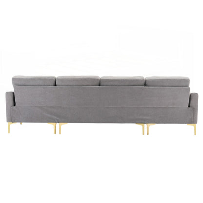 Canapé sectionnel convertible en L de 110 pouces