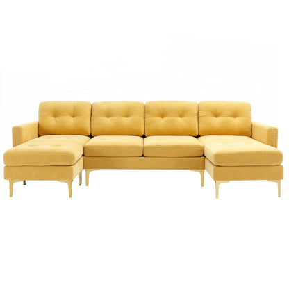 Canapé sectionnel convertible en L de 110 pouces