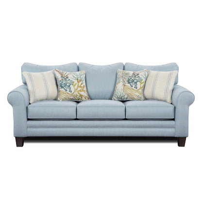 Canapé fixe à accoudoirs ronds Labyrinth Sky