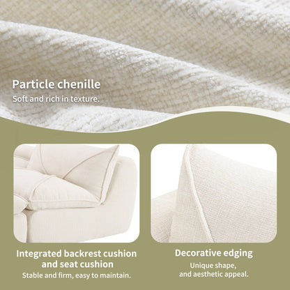 Canapé entièrement compressé de 116 pouces avec mousse haute densité