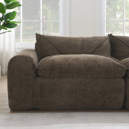 Canapé entièrement compressé de 116 pouces avec mousse haute densité