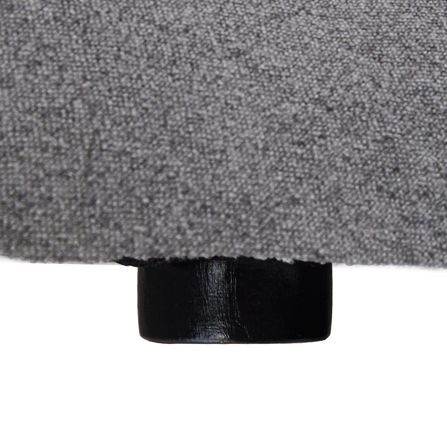 Canapé sectionnel moderne en forme de L de 120 pouces, canapé modulaire en lin avec pouf de rangement