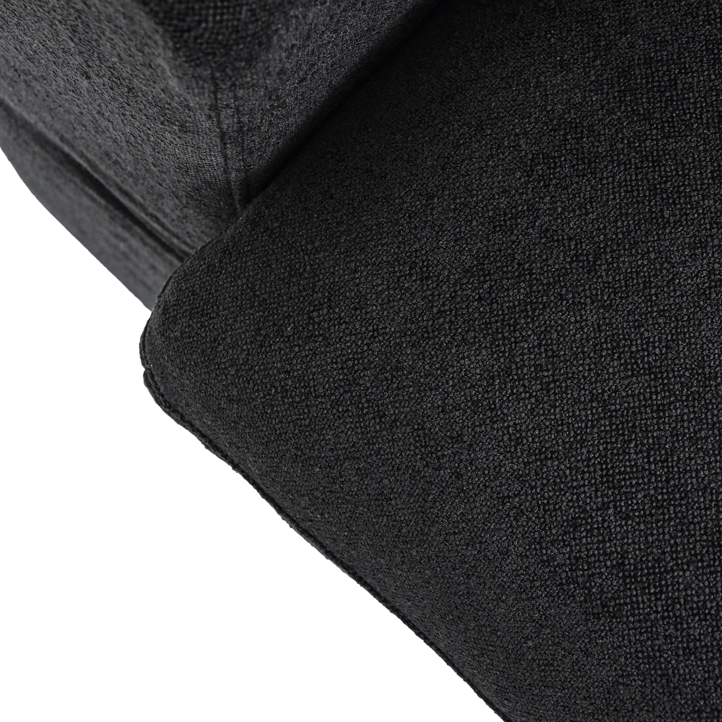 Canapé sectionnel moderne en forme de L de 120 pouces, canapé modulaire en lin avec pouf de rangement