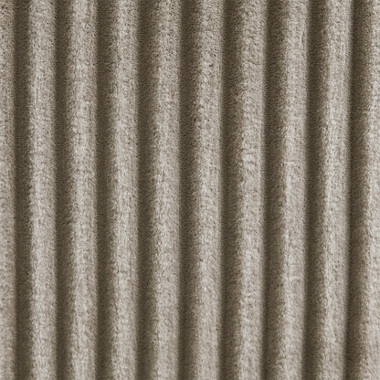 Canapé 4 places en velours côtelé 133 avec ports USB, porte-gobelets rabattables et rangement dissimulé