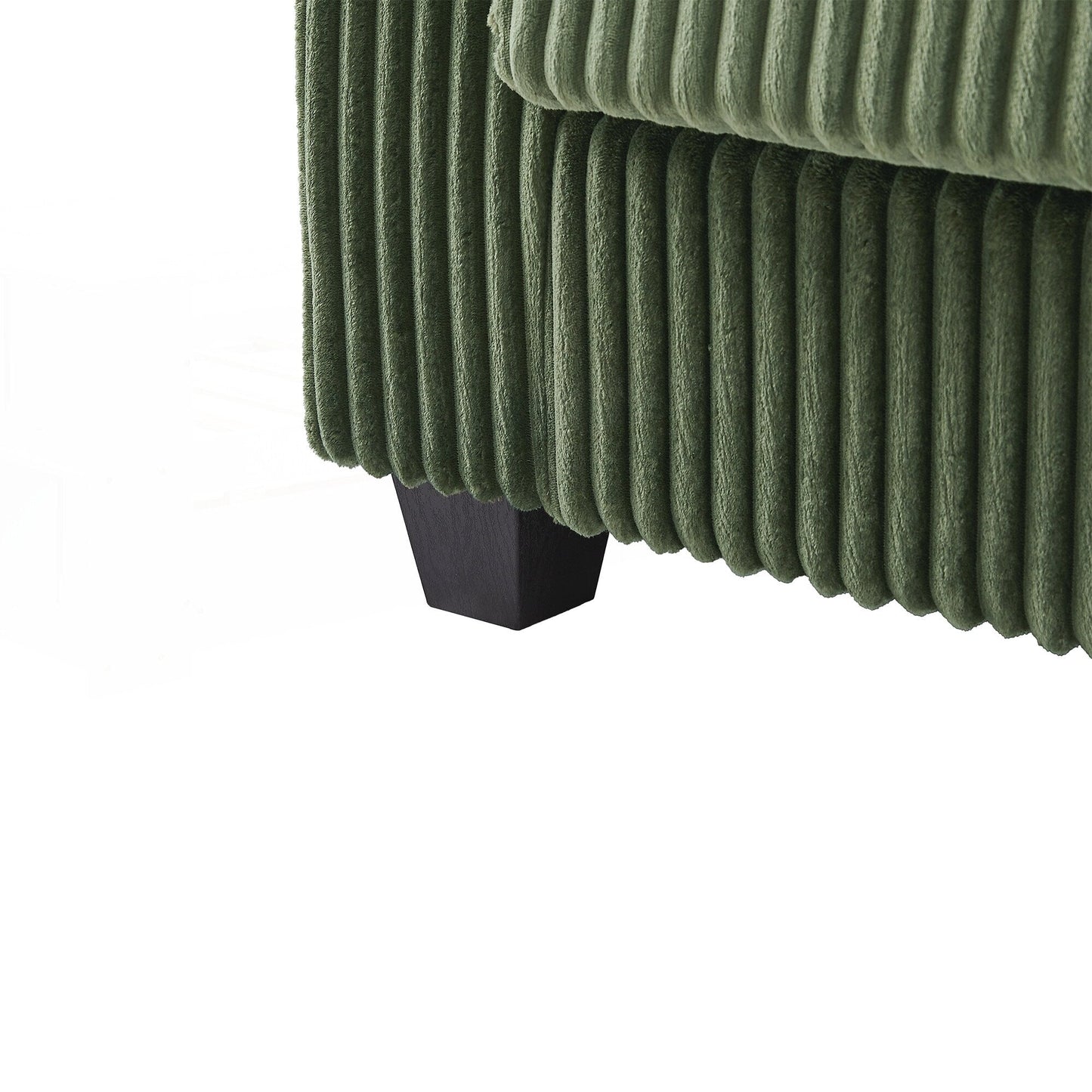 Canapé 4 places en velours côtelé de 133 pouces